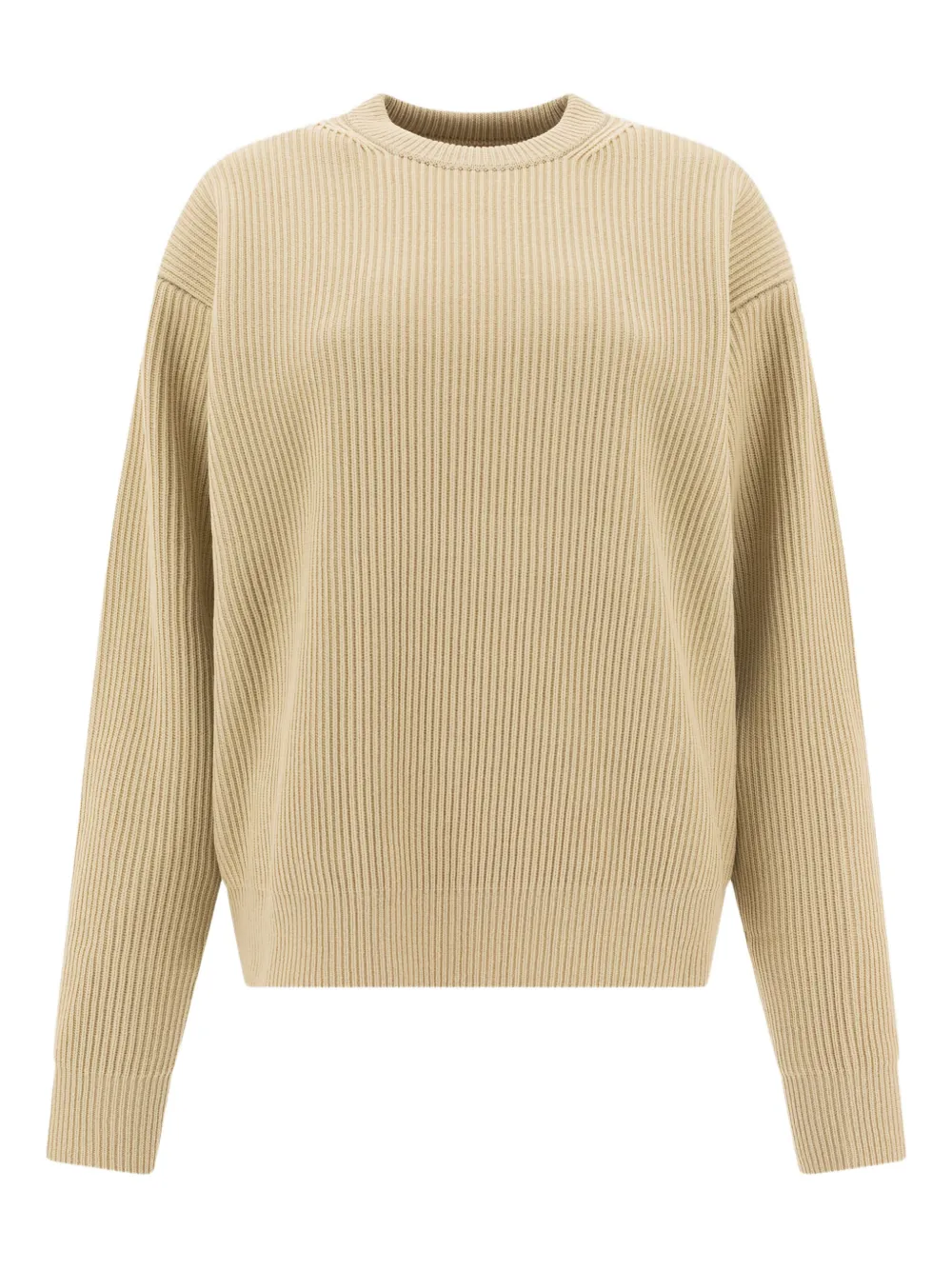 ribbed wool sweater