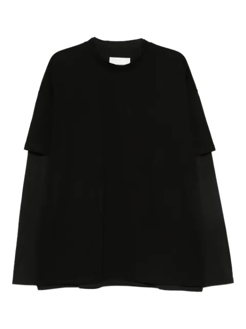 Jil Sander layered cotton t-shirt