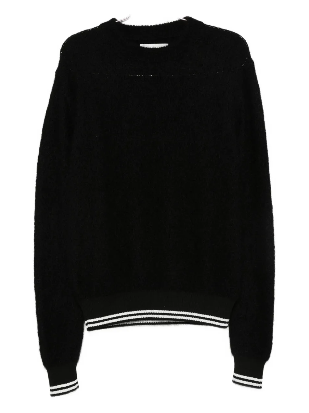 Jil Sander mohair wool sweater - Nero