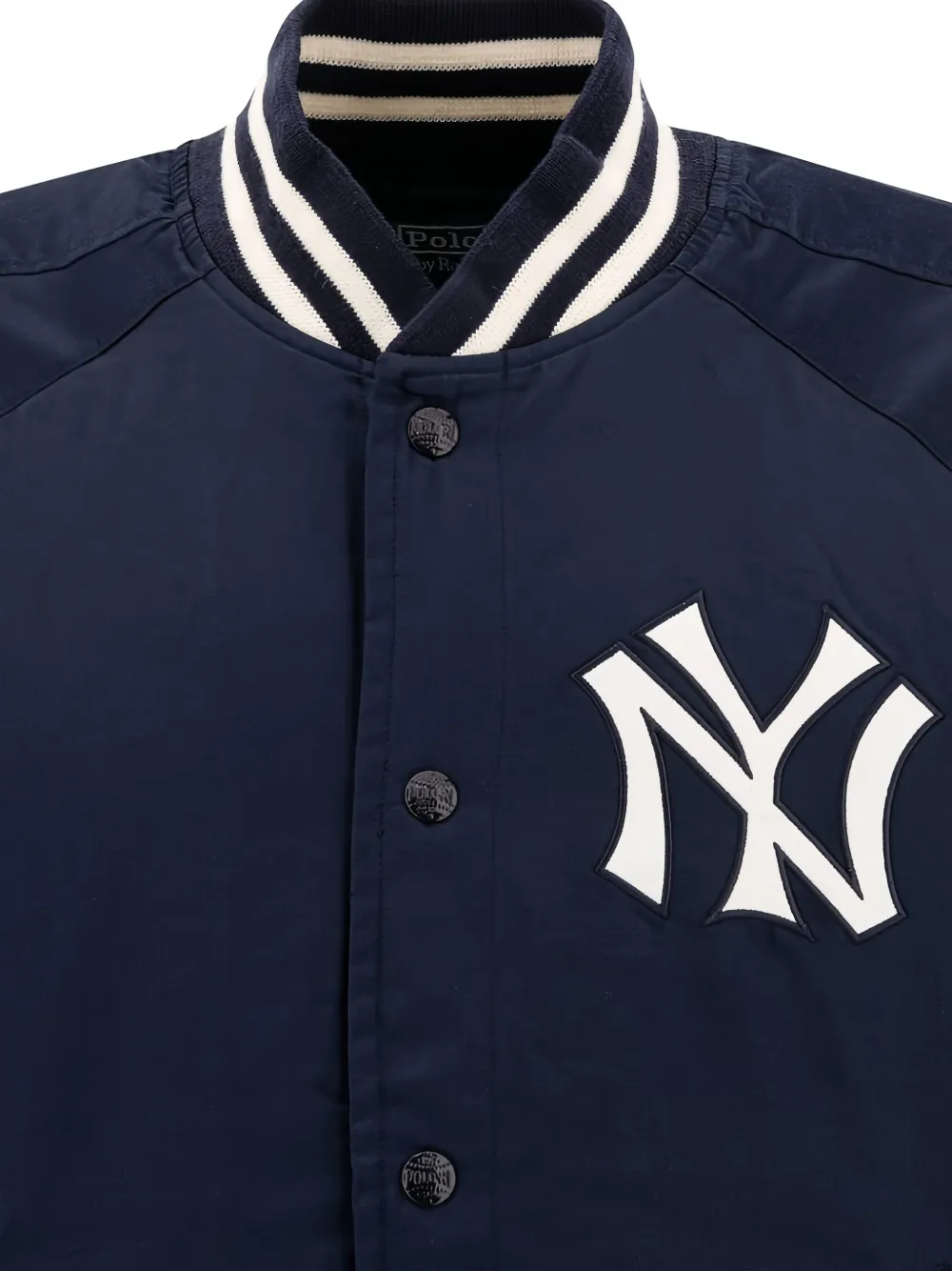Polo Ralph Lauren Bomberjack met Yankees-logo Blauw
