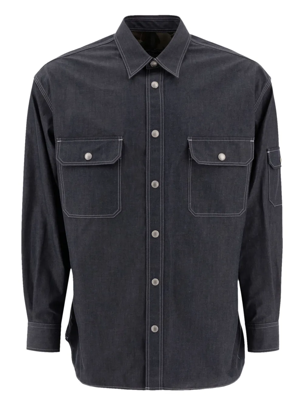 Comme des Garçons Homme double-pocket shirt Zwart