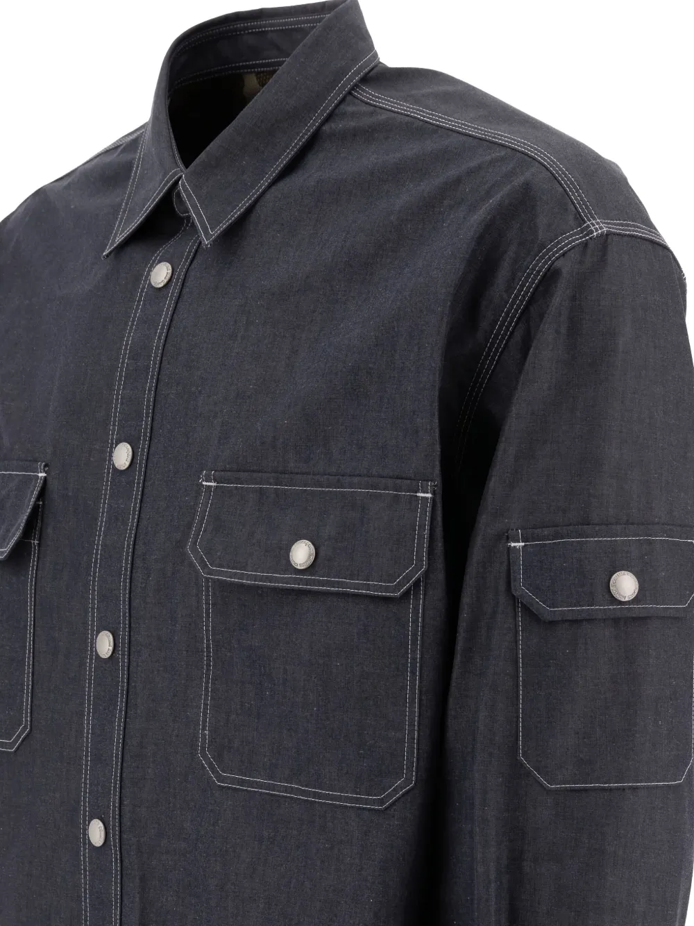 Comme des Garçons Homme double-pocket shirt Zwart