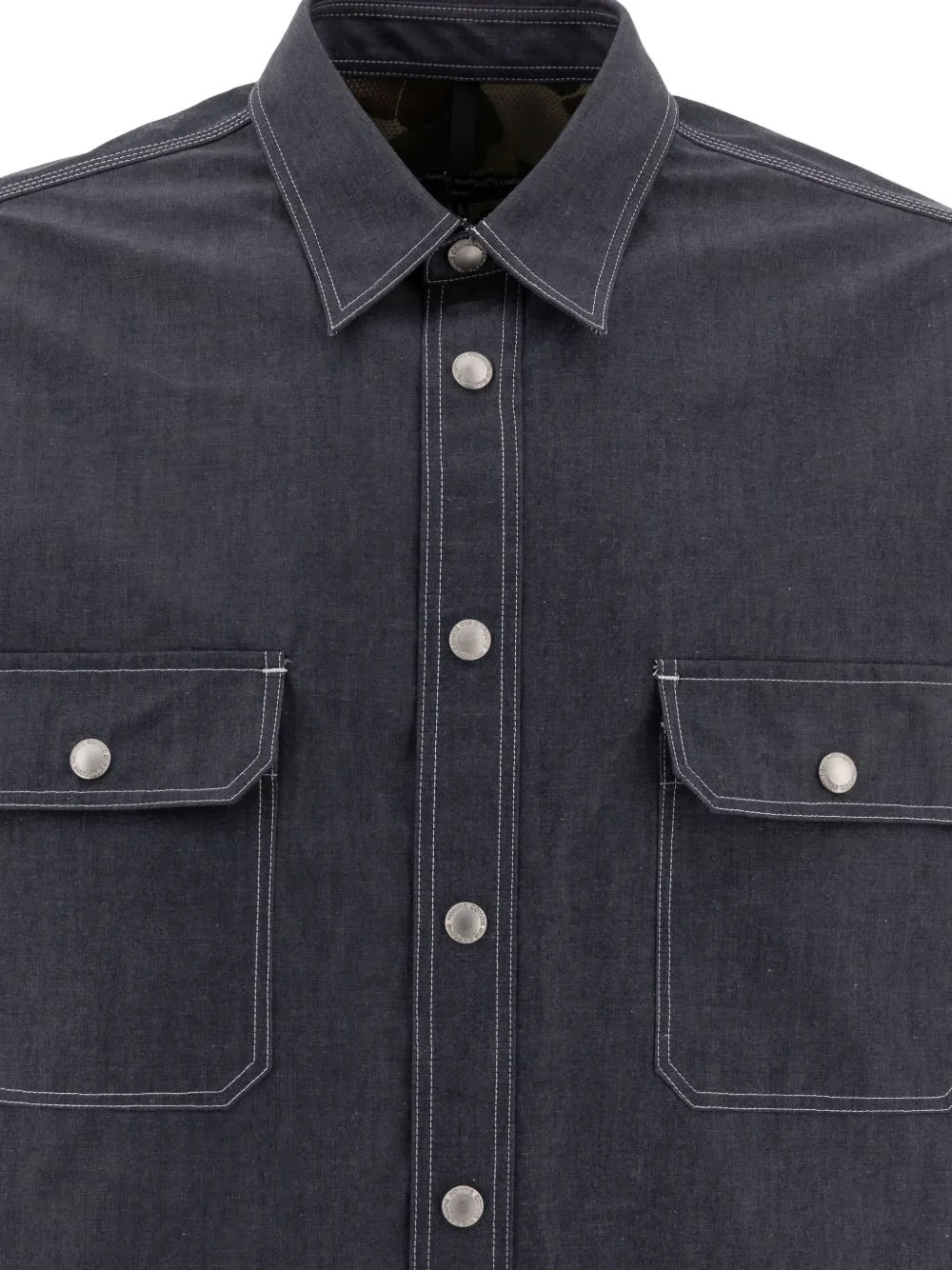 Comme des Garçons Homme double-pocket shirt Zwart