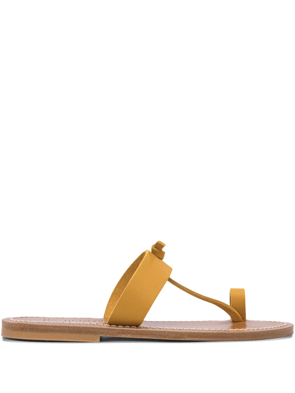 K. Jacques knot-detail thong-toe sandals Yellow