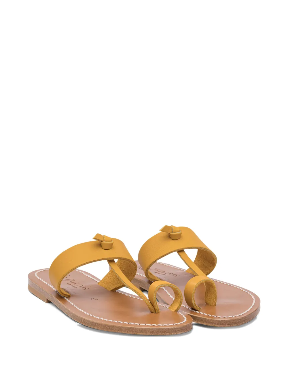 K. Jacques knot-detail thong-toe sandals Yellow