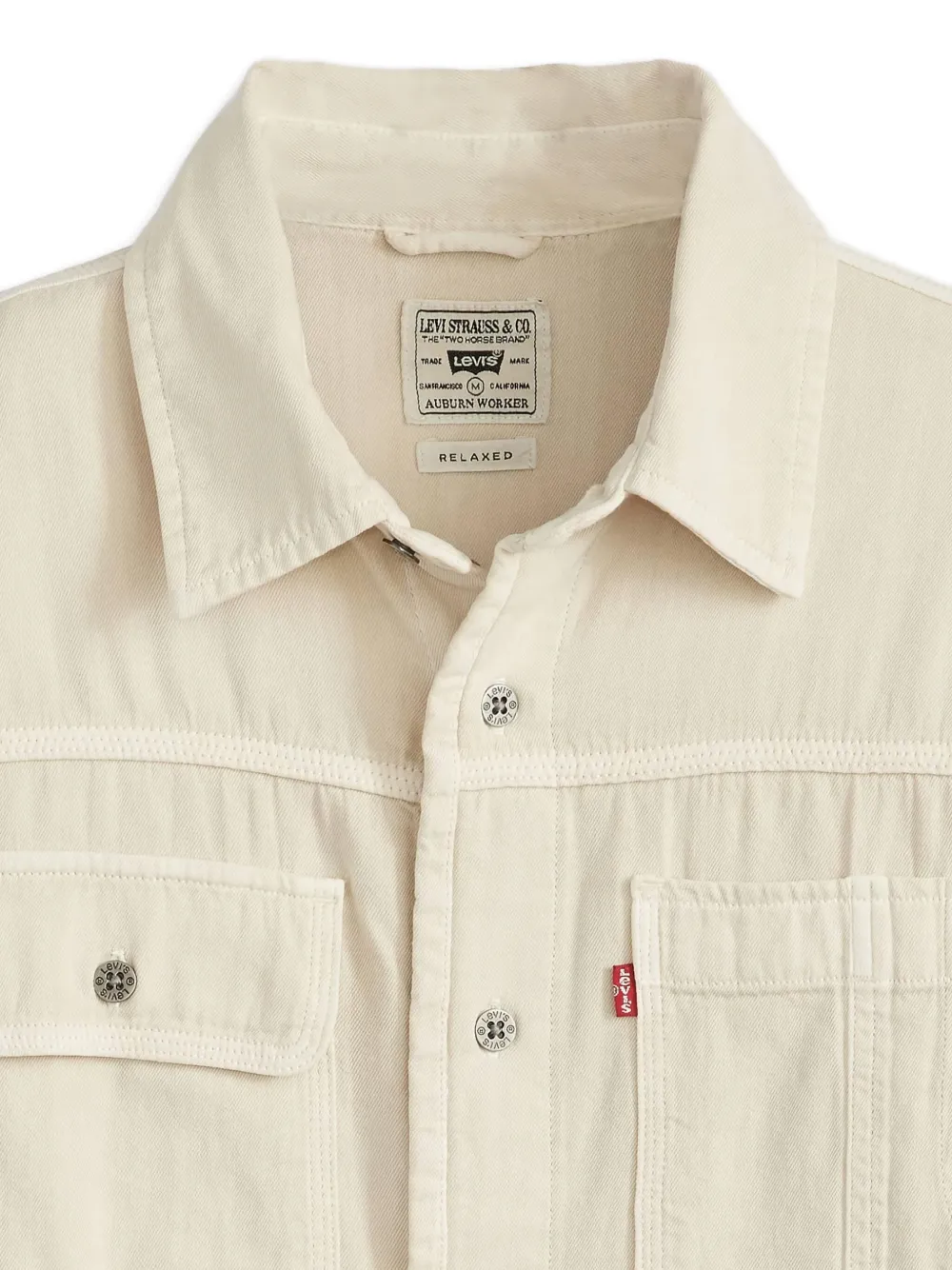 Levi's Overhemd met zakdetail Beige