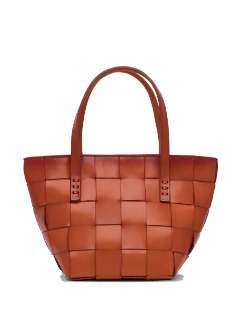 DRAGON DIFFUSION mini Japan woven-leather tote bag