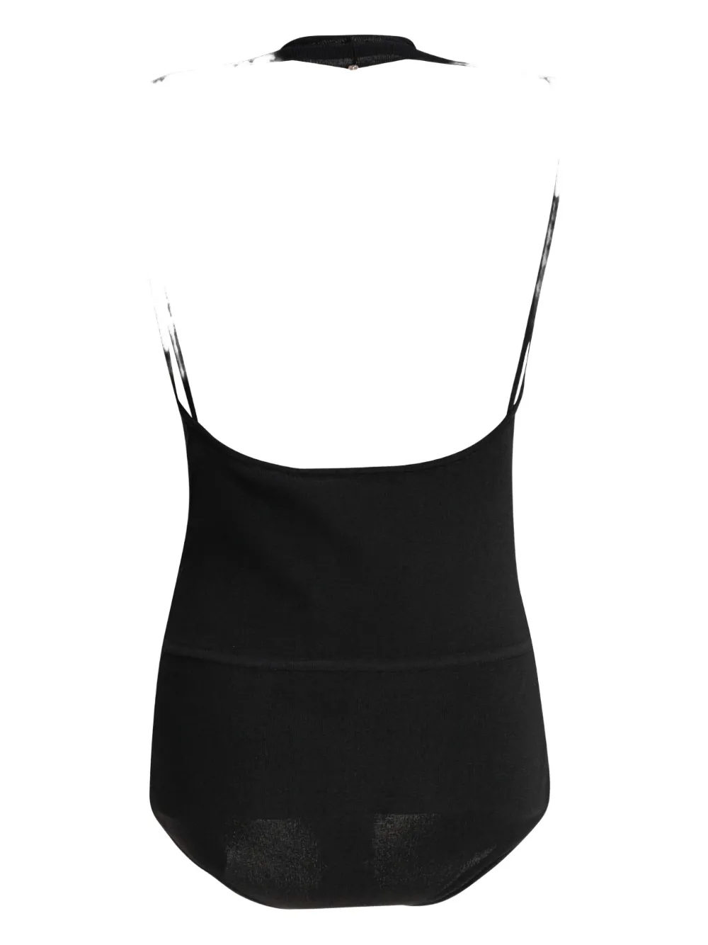 Max Mara cowl-neck bodysuit Zwart