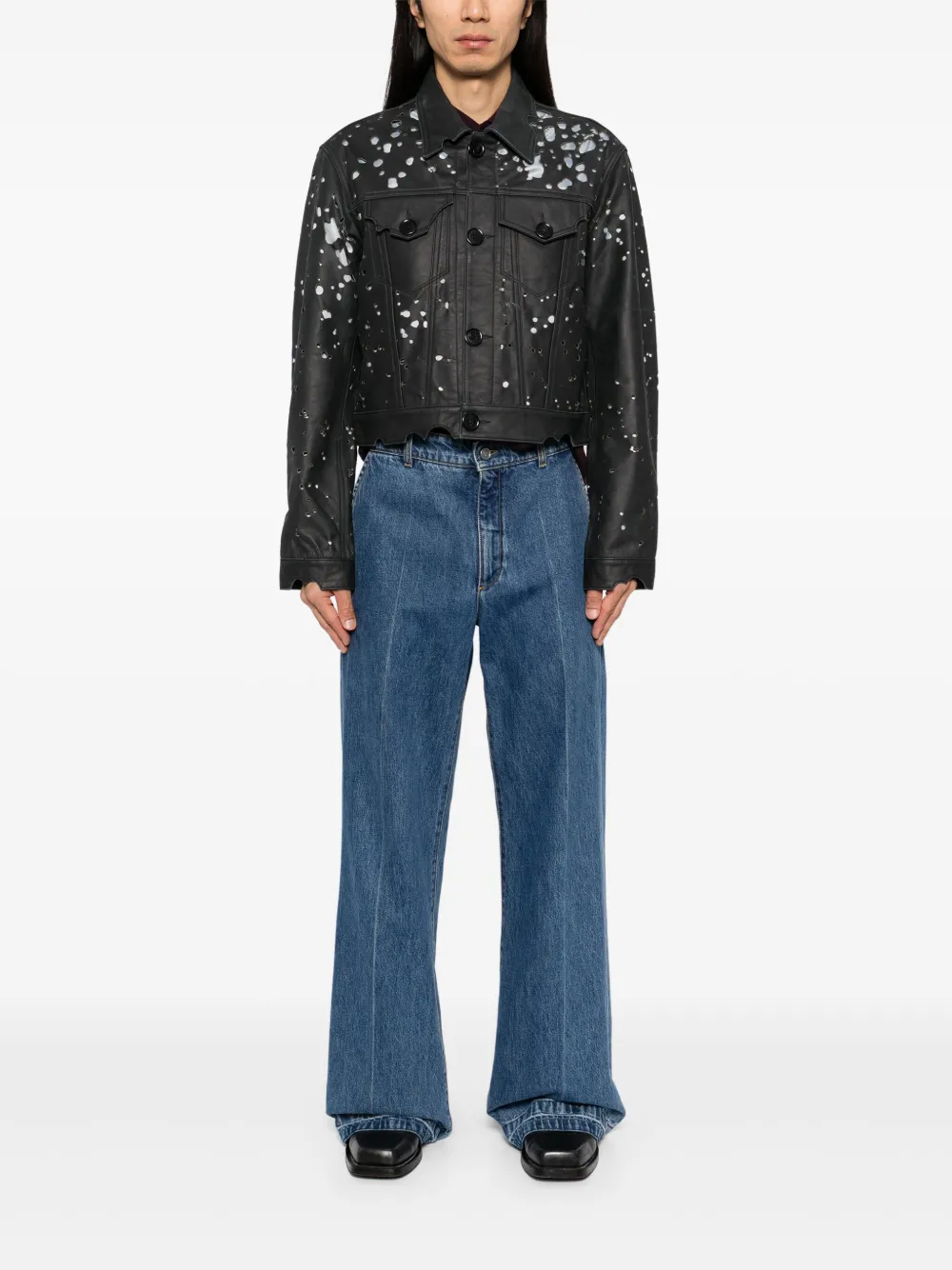 MASU Bacteria Leather Trucker jacket | Chamarras de piel | Image 2