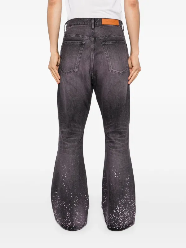 MASU Masu Boy Stardust Flared Jeans | Black | FARFETCH CH