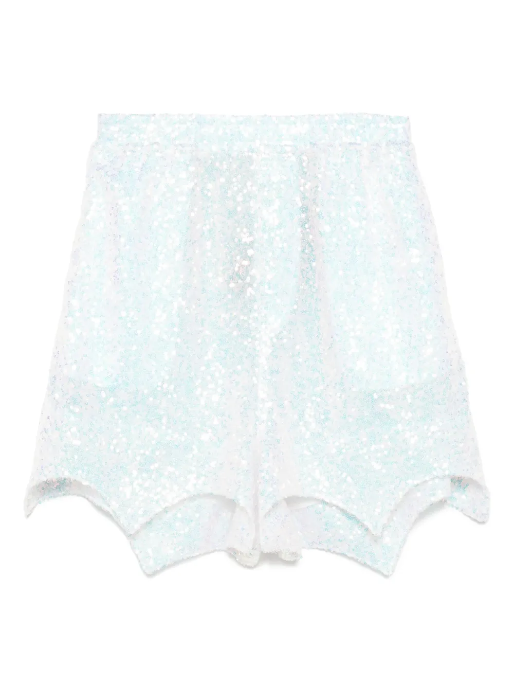sequinned bat shorts