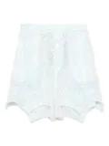MASU sequinned bat shorts - Neutrals