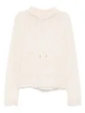 MASU angel mesh hoodie - Neutrals