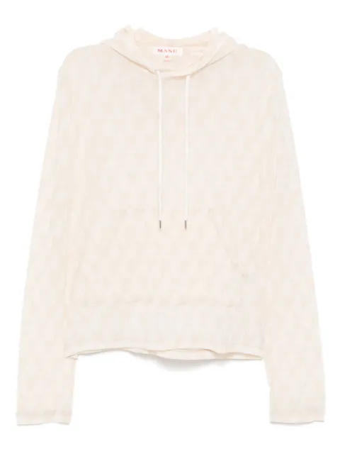 MASU angel mesh hoodie