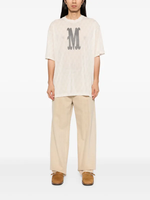 MASU エンジェルプリント メッシュ Tシャツ | ニュートラル | FARFETCH JP
