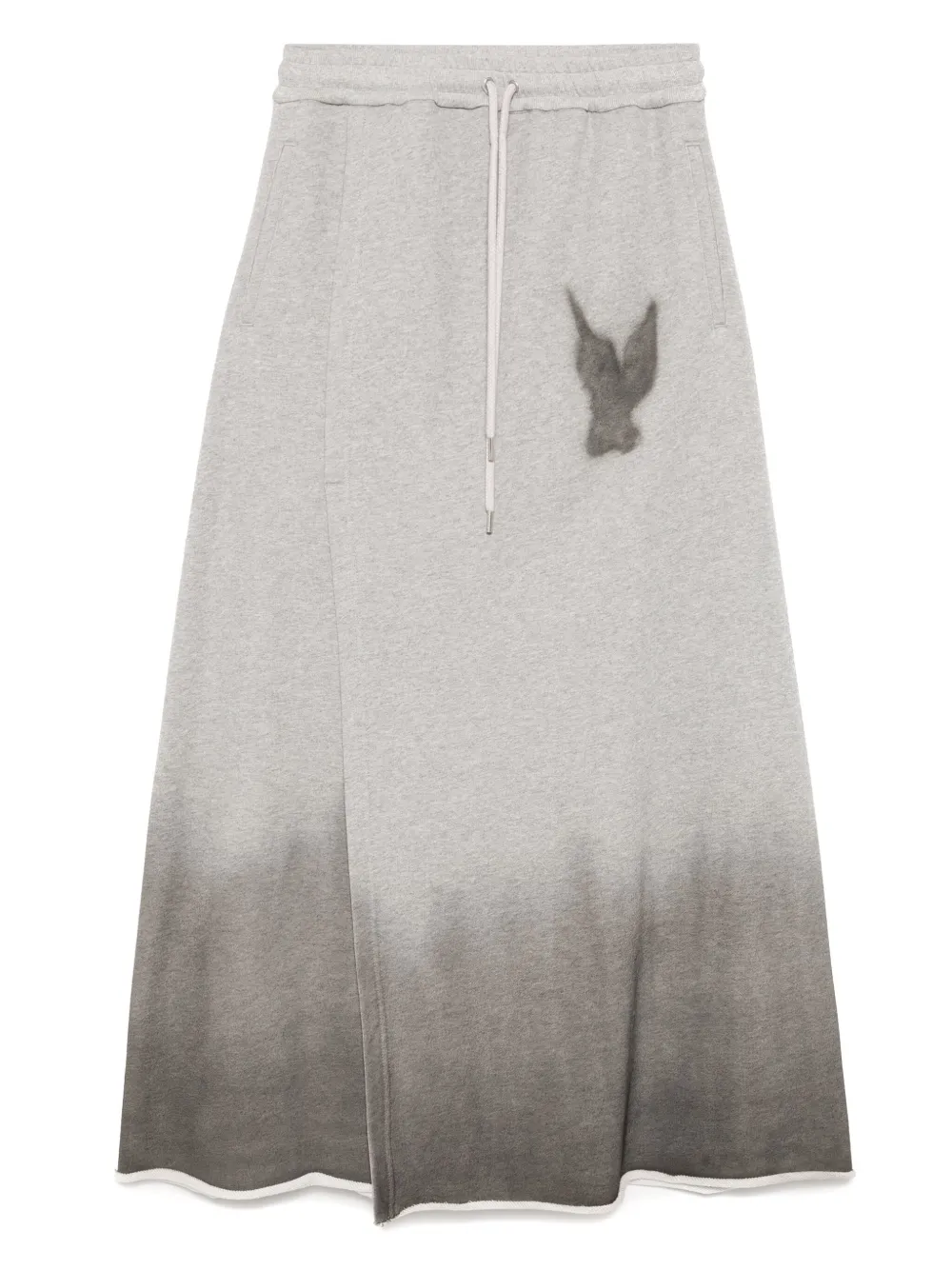 sweat maxi skirt