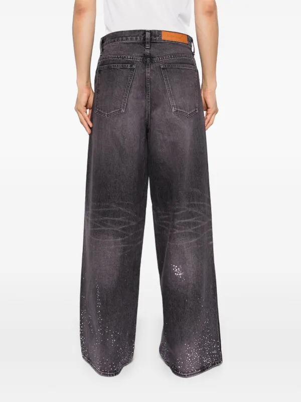 MASU Stardust Baggy Jeans | Black | FARFETCH