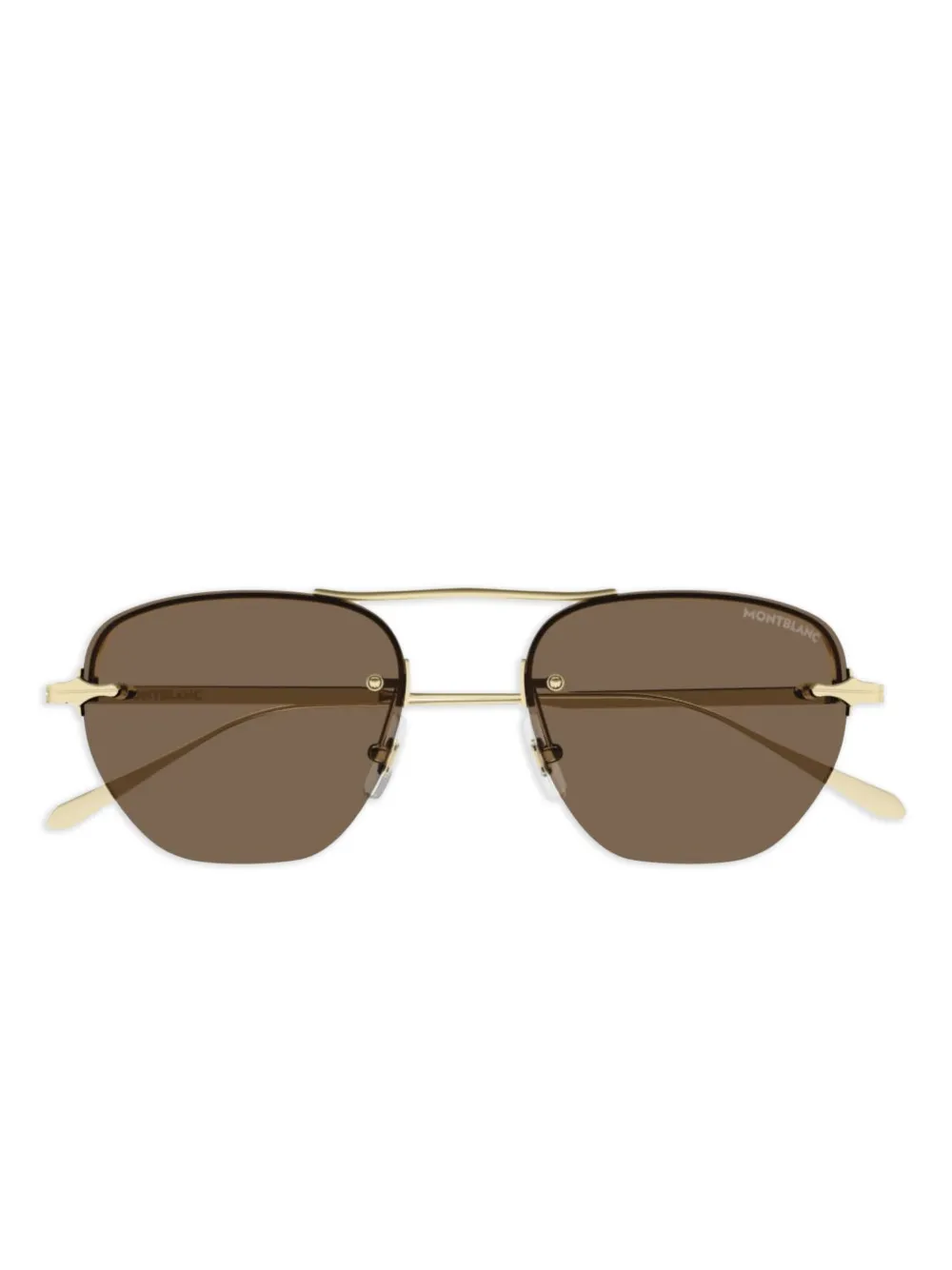 Montblanc navigator-frame sunglasses Goud