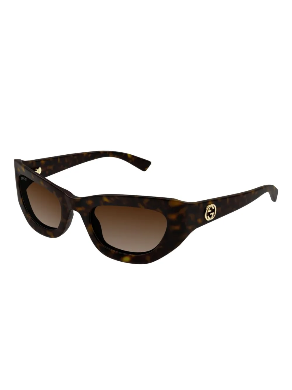 Gucci Eyewear Zonnebril met cat-eye montuur - Bruin