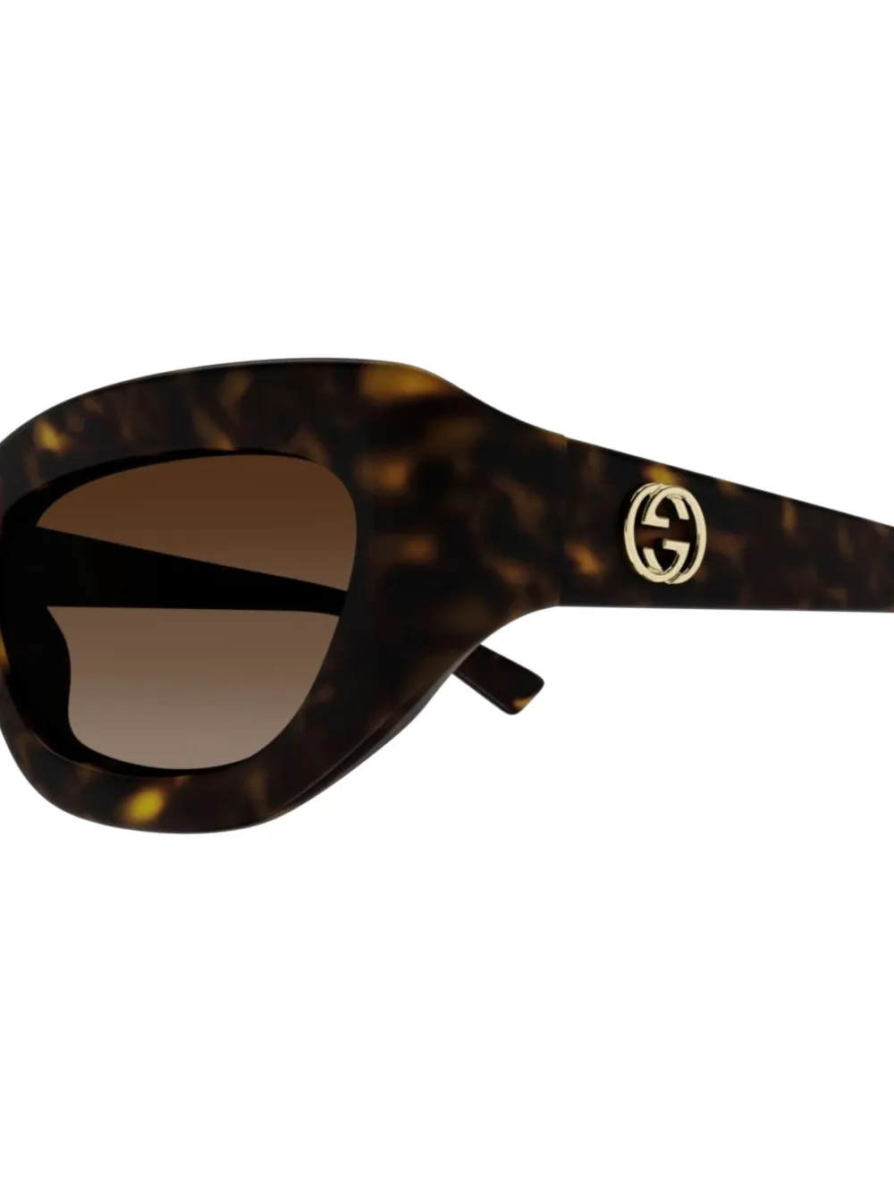 Gucci Eyewear Zonnebril met cat-eye montuur Bruin