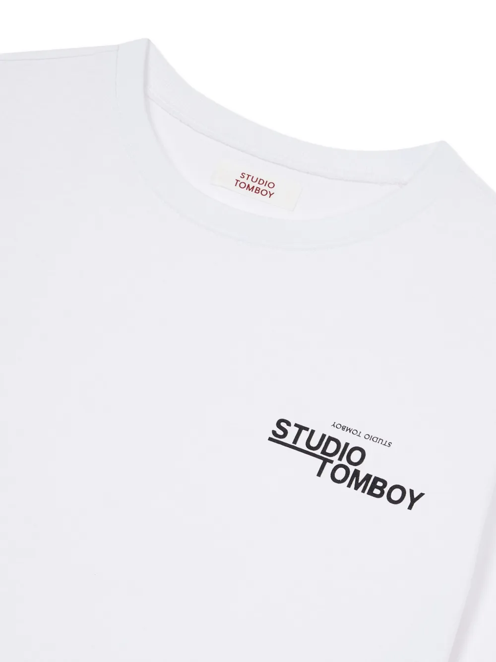 STUDIO TOMBOY T-shirt met logoprint Wit