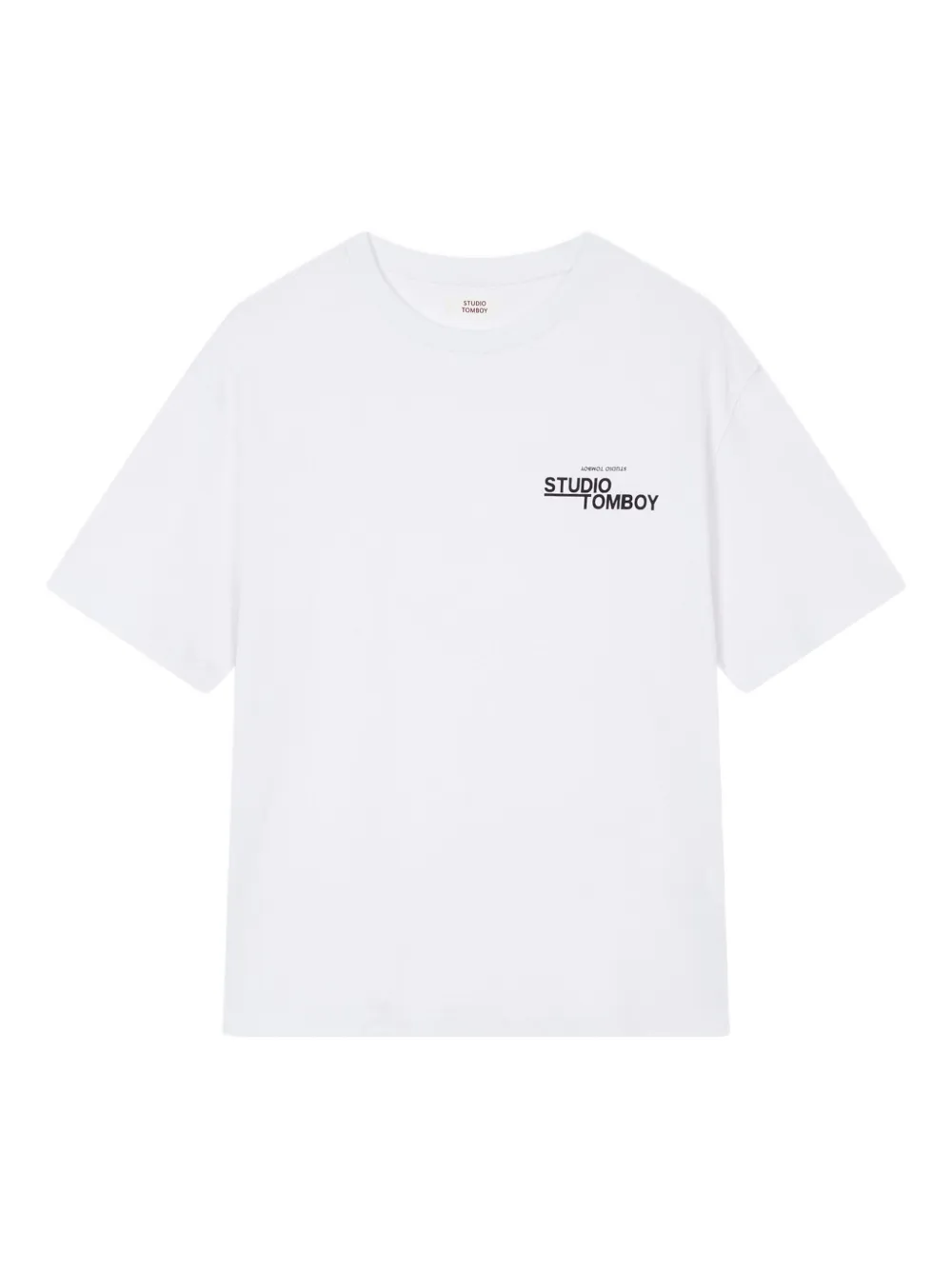 STUDIO TOM T-shirt met logoprint Wit