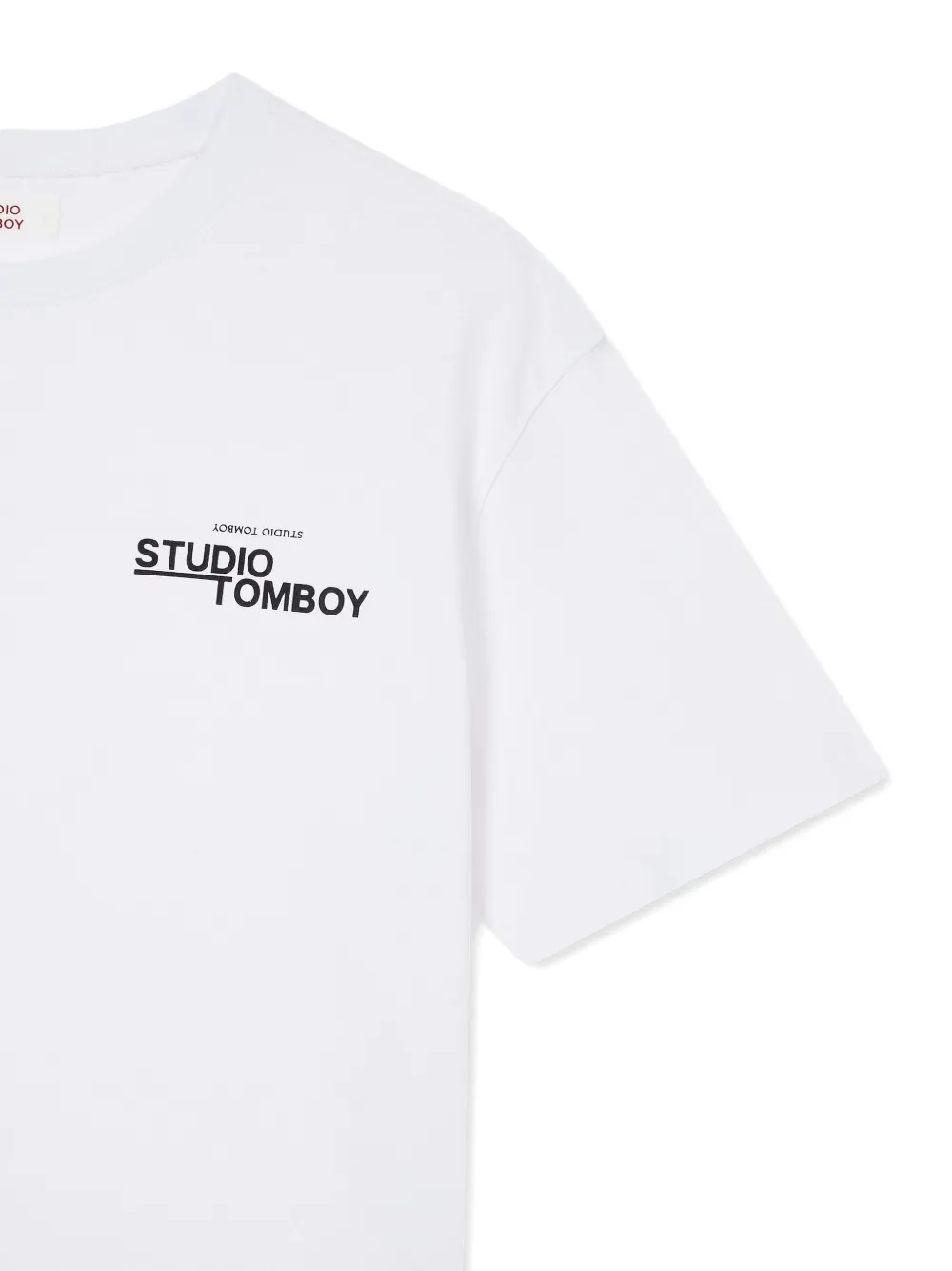 STUDIO TOMBOY T-shirt met logoprint Wit