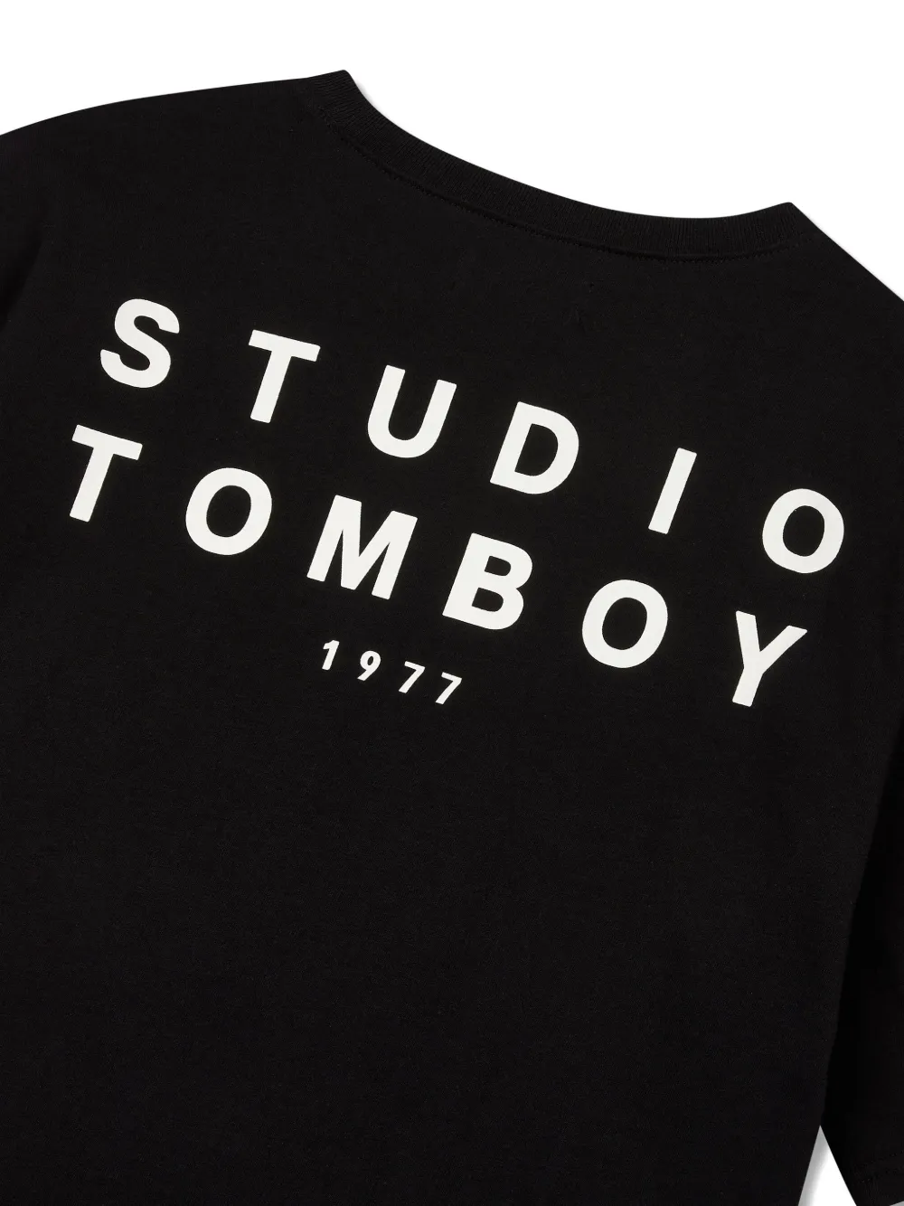 STUDIO TOMBOY logo-print T-shirt Zwart