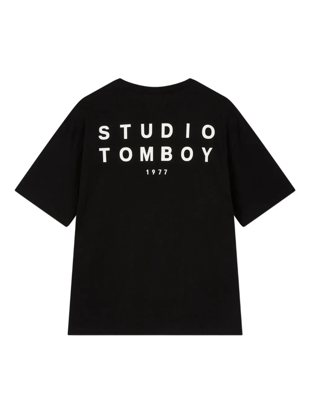 STUDIO TOMBOY logo-print T-shirt Zwart