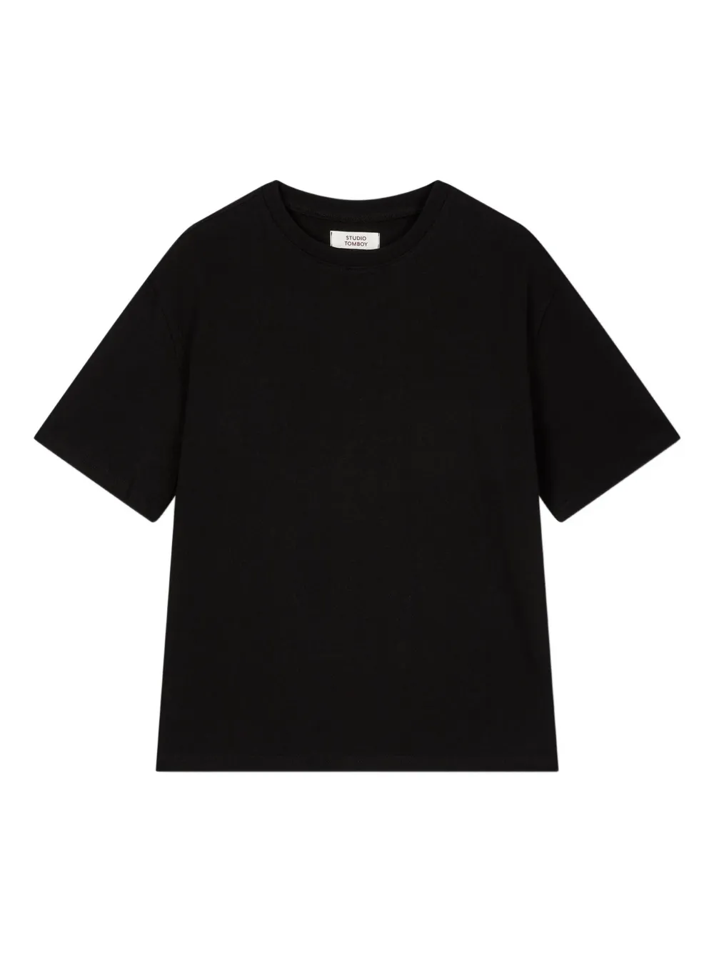 STUDIO TOM logo-print T-shirt Zwart