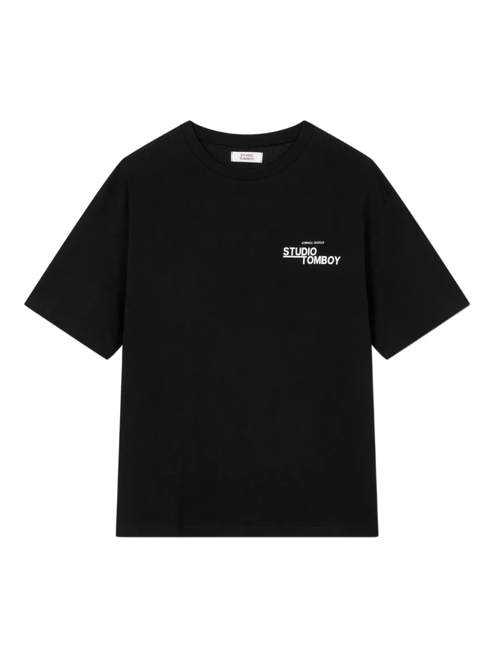 STUDIO TOM T-shirt met logoprint Zwart