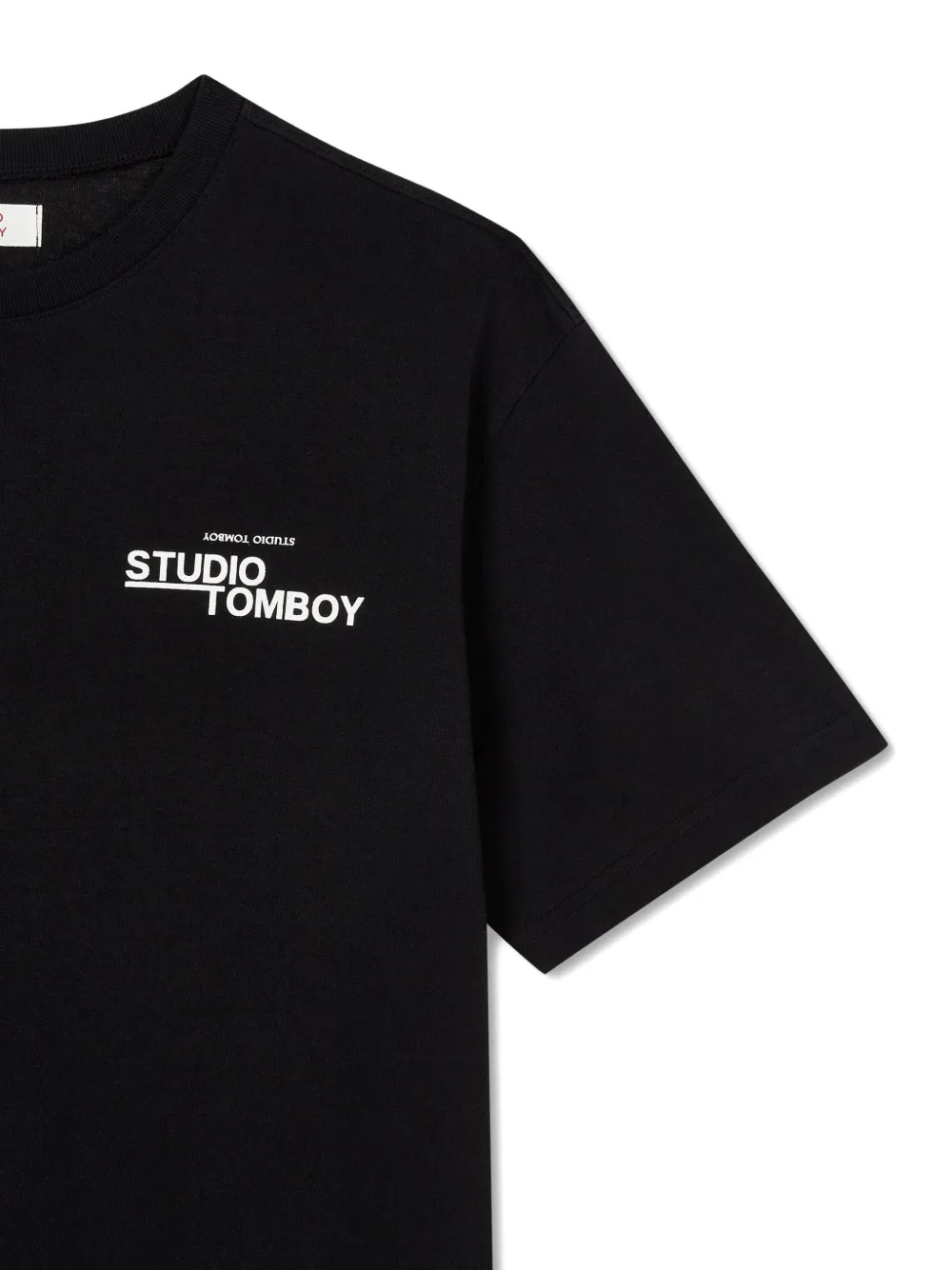 STUDIO TOMBOY T-shirt met logoprint Zwart
