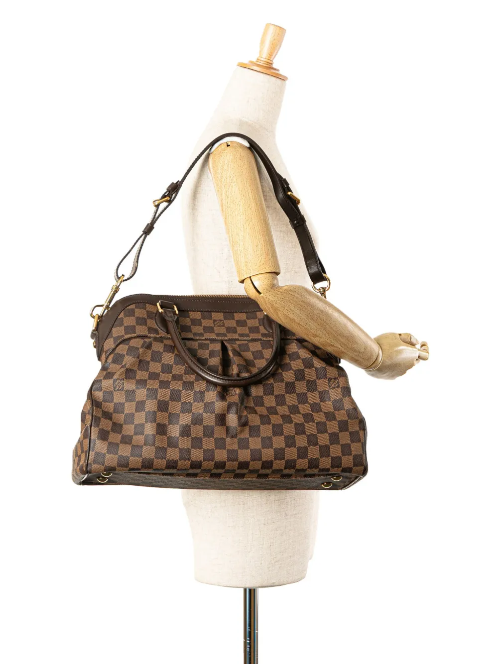 Louis Vuitton Pre-Owned 2008 Damier Ebene Trevi GM satchel | Pre-Owned | Image 2