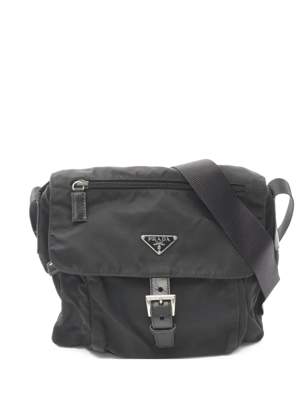 Prada Pre-Owned 2000s Vela Sport メッセンジャーバッグ - ブラック Prada Pre-Owned 2000s Vela Sport メッセンジャーバッグ - ブラック
