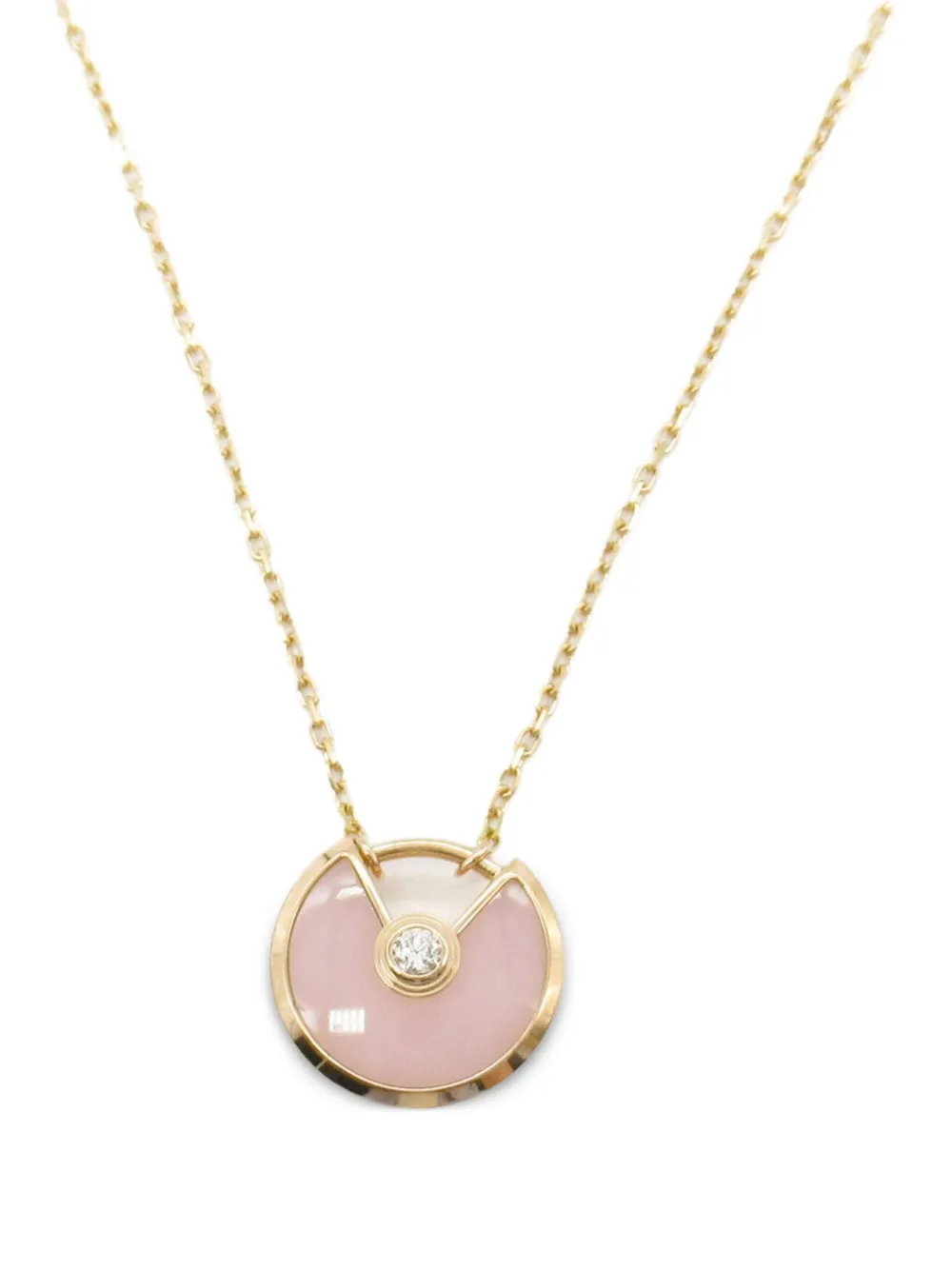 Cartier 2010s 18K rose gold Amullete de Cartier diamond and opal Cartier 2010s 18K rose gold Amullete de Cartier diamond and opal
