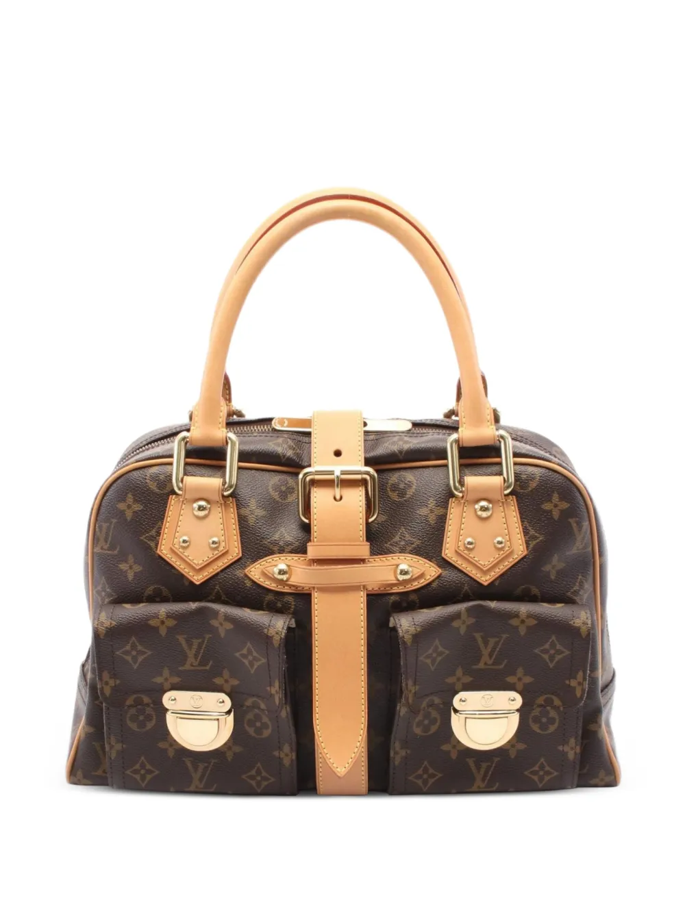 Louis Vuitton Pre-Owned 2007 Manhattan GM monogram canvas handbag | marron | Image 1