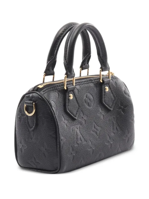 Louis Vuitton Pre-Owned 2021 Mini Speedy Tote Bag Black FARFETCH ID