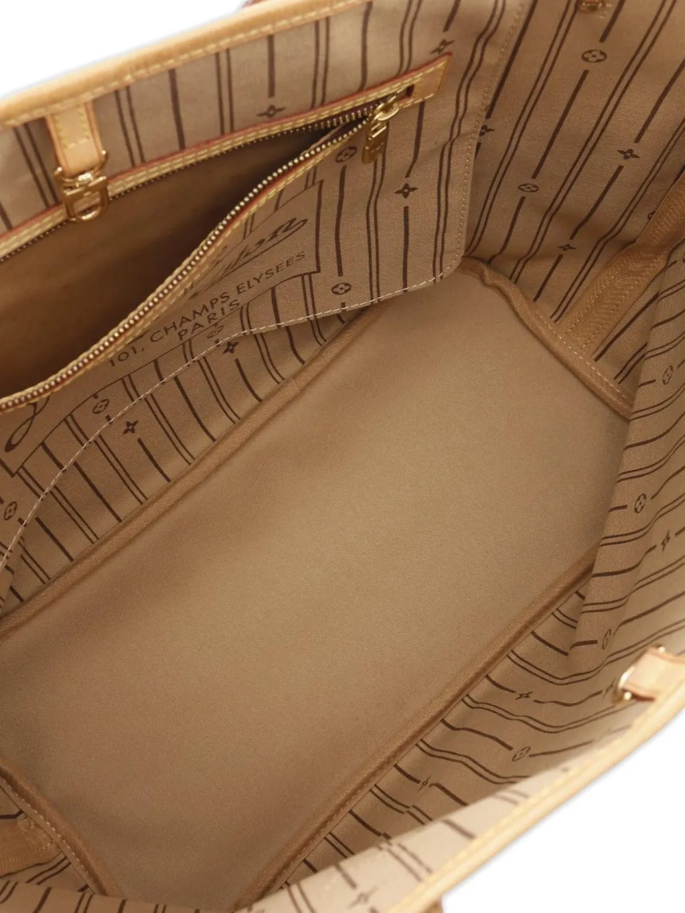 Pre-owned Louis Vuitton 2007 Neverfull Mm Tote Bag In Brown