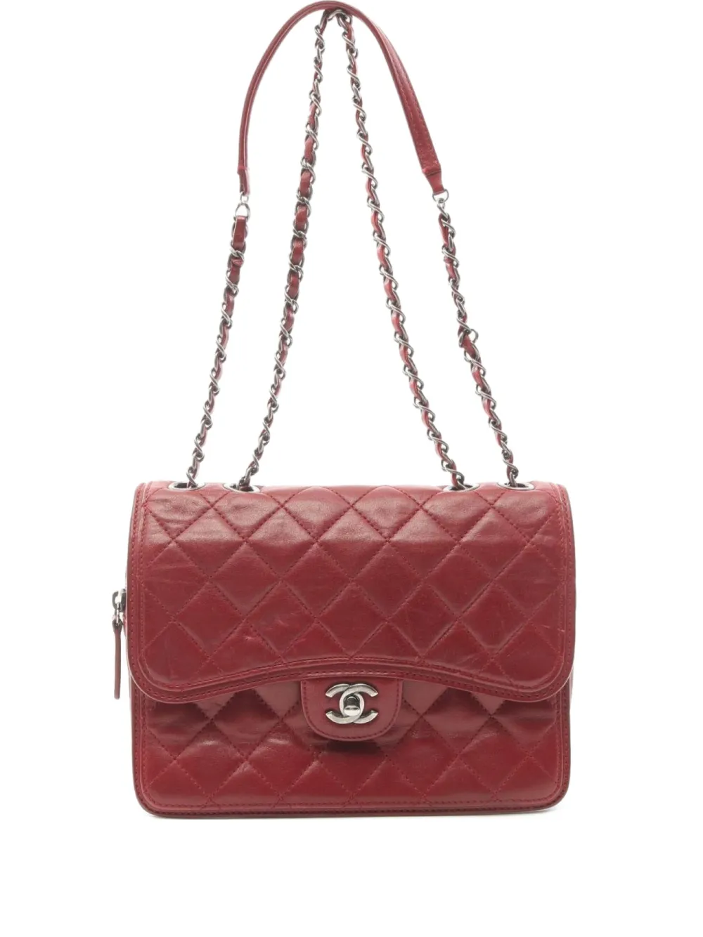 CHANEL Pre-Owned 2013-2014 レザーショルダーバッグ - レッド CHANEL Pre-Owned 2013-2014 レザーショルダーバッグ - レッド
