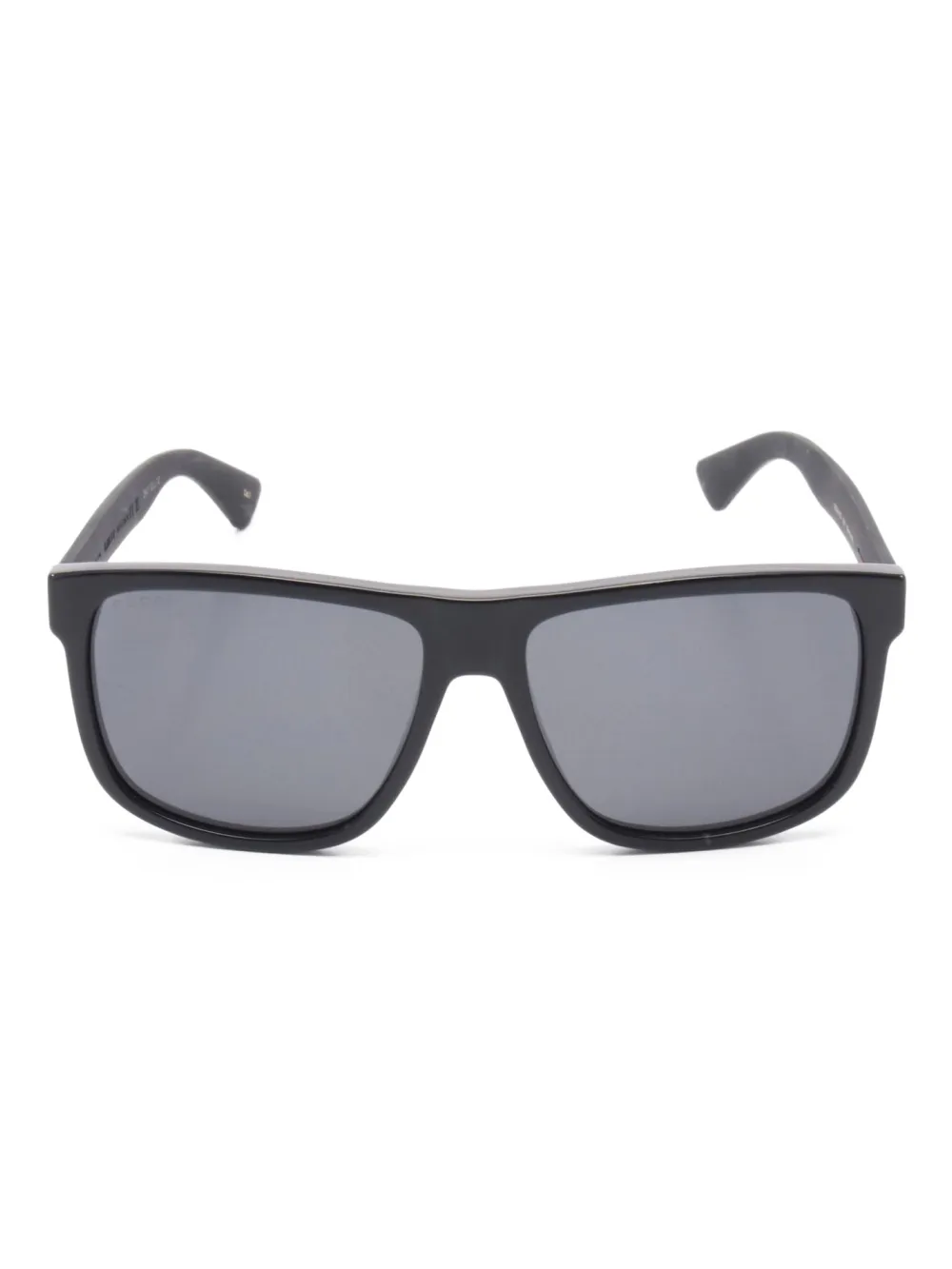 Gucci Pre-Owned 2020s Web-detail sunglasses | Black | Image 1