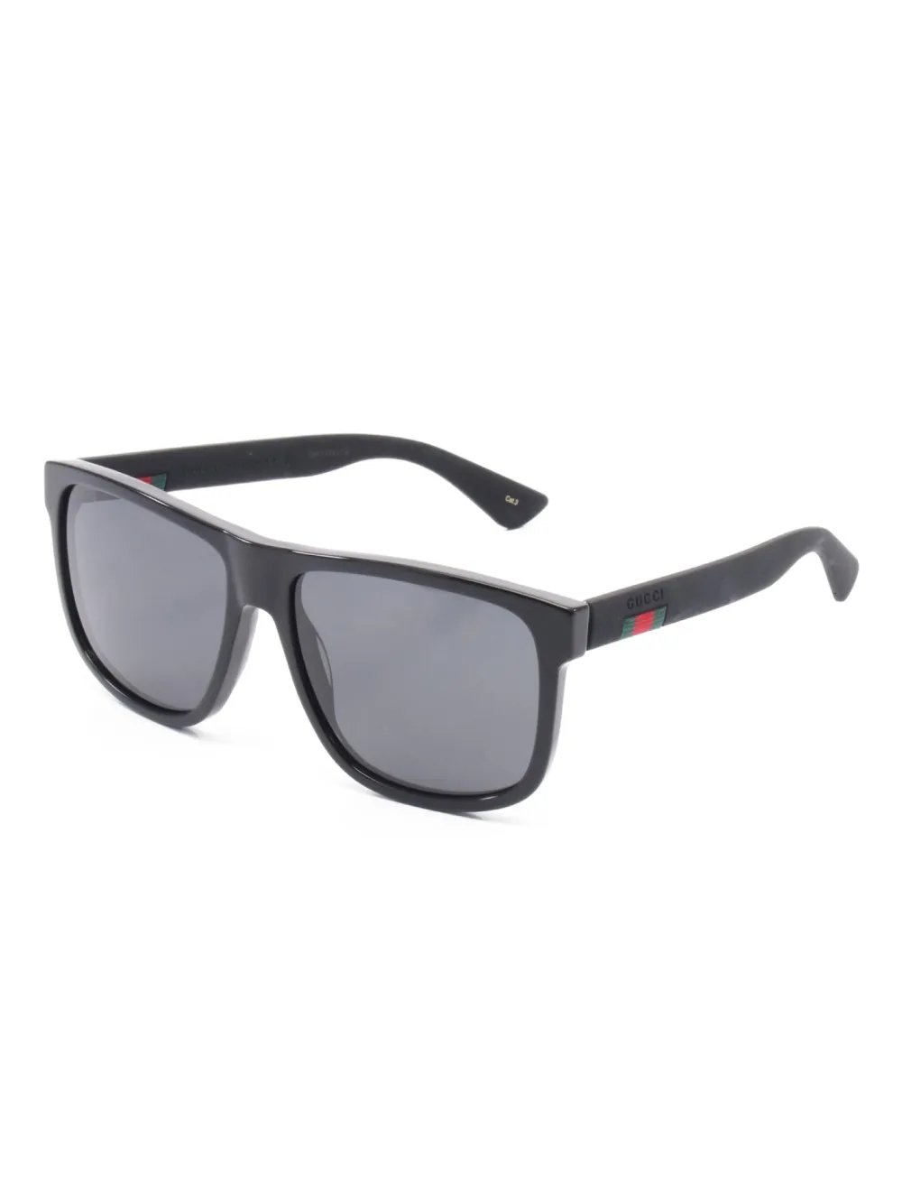 Gucci Pre-Owned 2020s Web-detail sunglasses | Image 2