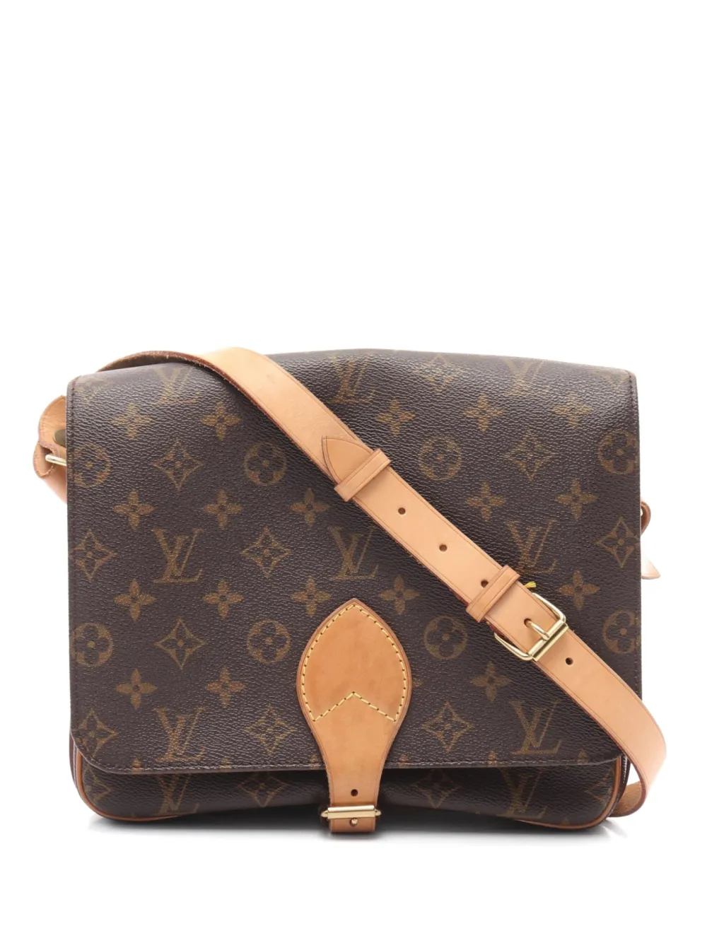 Louis Vuitton Pre-Owned 2000 Cartesier GM shoulder bag - ブラウン Louis Vuitton Pre-Owned 2000 Cartesier GM shoulder bag - ブラウン