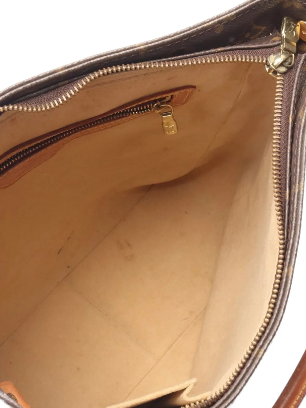 Pre-owned Louis Vuitton 2000 Looping Gm Shoulder Bag In Brown