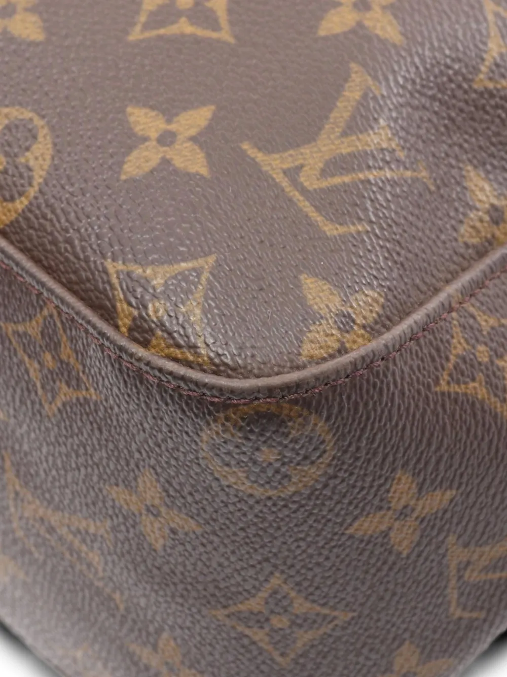 Pre-owned Louis Vuitton 2000 Looping Gm Shoulder Bag In Brown
