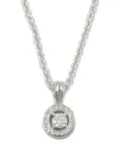 Bvlgari Pre-Owned 10's 18kt white gold diamond necklace - Silver