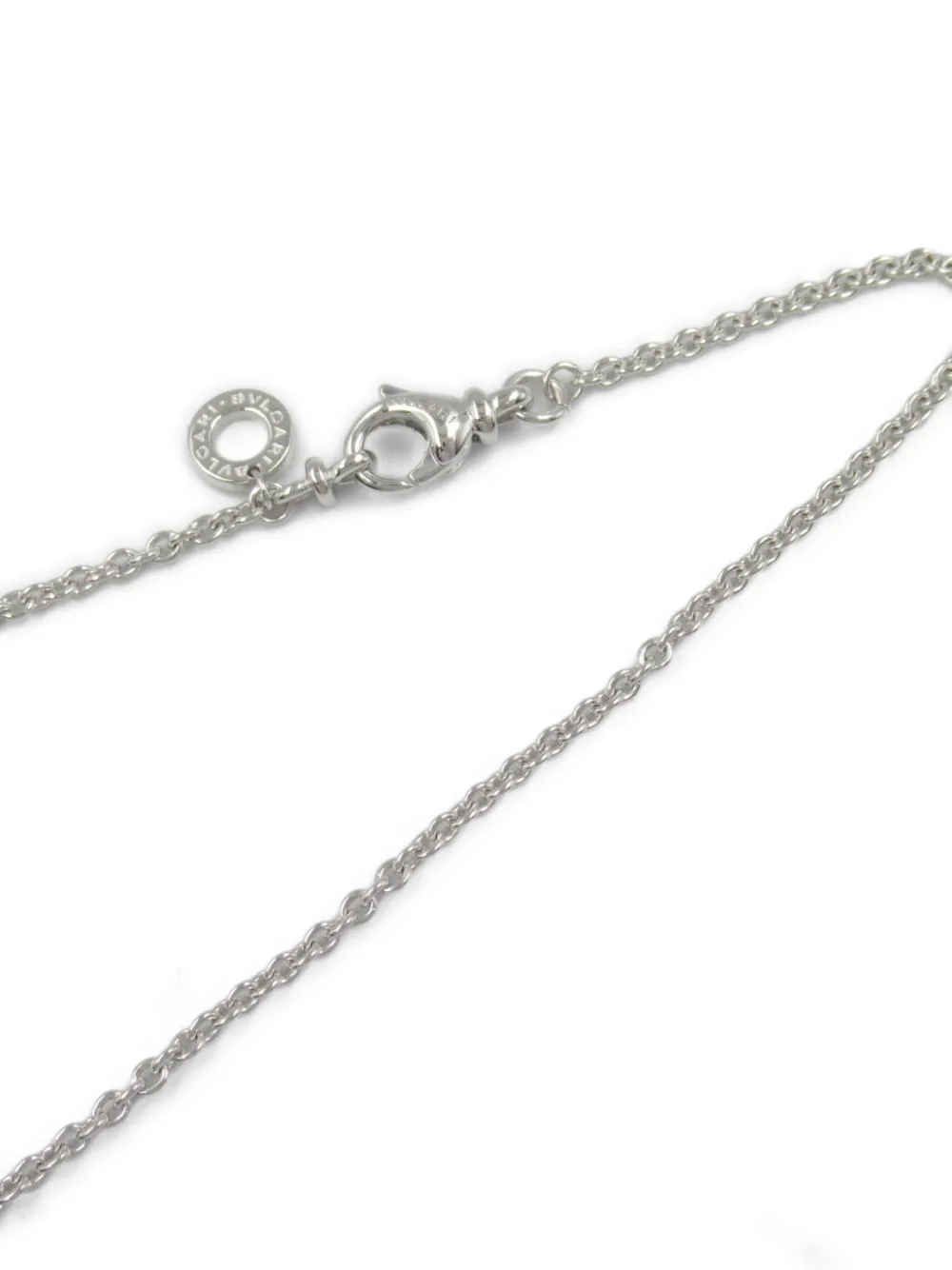 Pre-owned Bvlgari 10's 18kt White Gold Diamond Necklace
