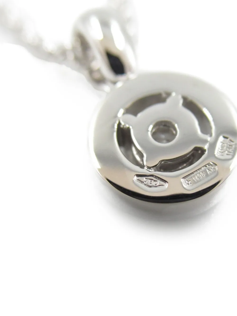 Pre-owned Bvlgari 10's 18kt White Gold Diamond Necklace
