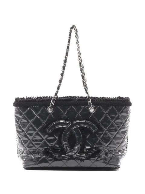 CHANEL Pre-Owned 2009-2010 Funny Tweed Chain shoulder bag
