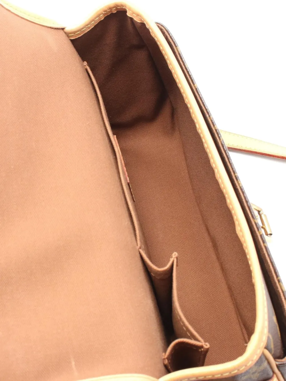 Pre-owned Louis Vuitton 2010 Sologne Shoulder Bag In Brown