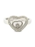 Chopard Pre-Owned 2010s 18K white gold Happy Diamond diamond ring - Silver